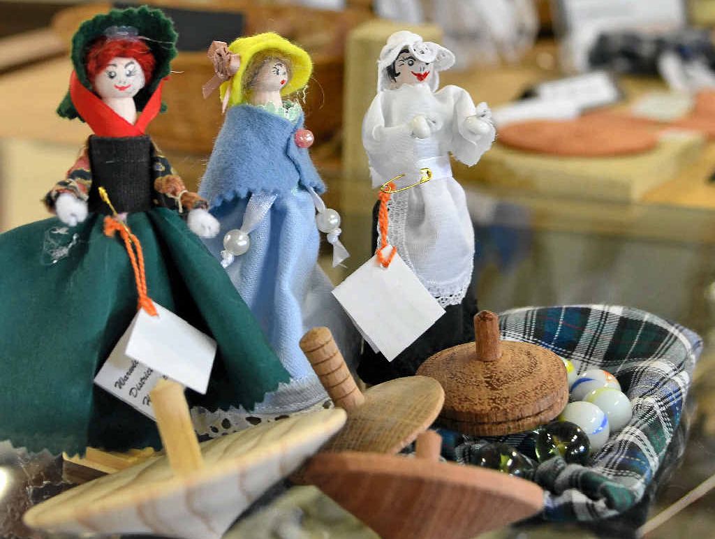 PLAYFUL MEMORIES: The variety of historical toys on offer at Pringle Cottage.